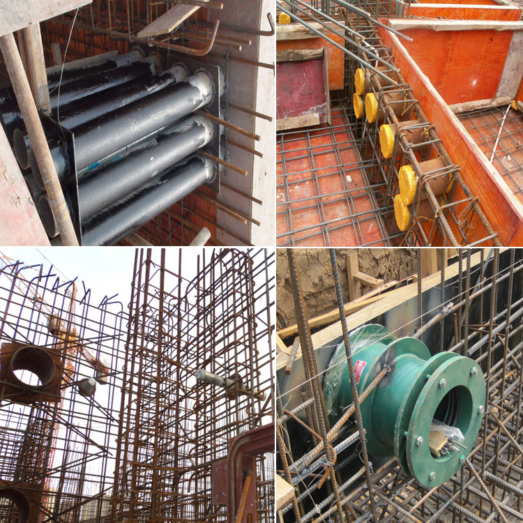 剛性、柔性防水套管現(xiàn)場(chǎng)使用圖